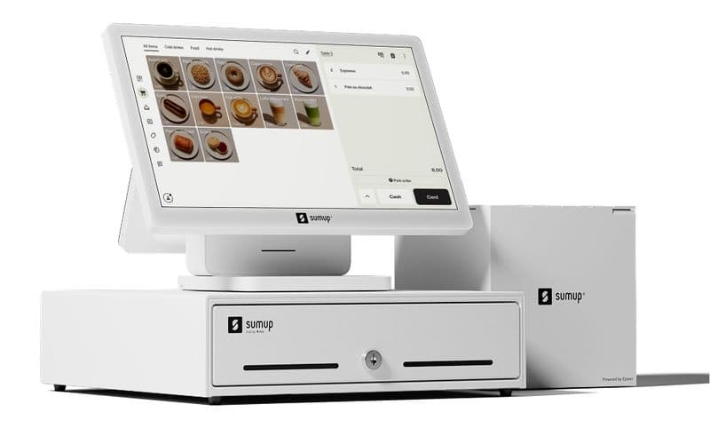 SumUp till with receipt printer and cash drawer